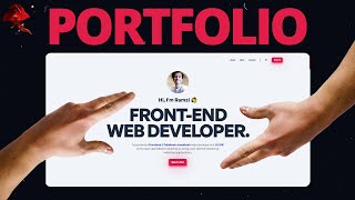 Build Your Portfolio Website  HTML CSS JS  Dark Mode  Lazy Loading [upl. by Malha546]