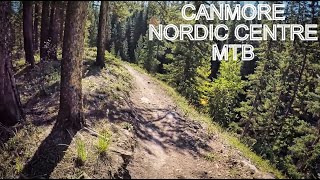 MTB trails Canmore Nordic Centre Mountain Biking Alberta Metalhead [upl. by Hutton551]