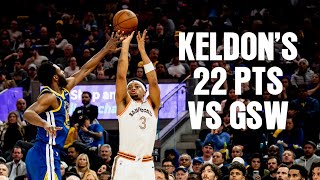 Keldon Johnsons Highlights vs Golden State Warriors  392024 [upl. by Jenkel]