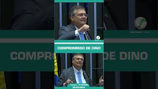 Os compromissos de Dino em seu discurso de despedida do Senado [upl. by Birdella938]