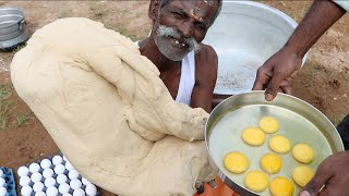 250 CHAPATHI And EGG CHAPATHI Prepared by my Daddy ARUMUGAM  Village food factory [upl. by Obla135]