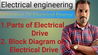 Utilization Of Electrical Energy  Explain Different Parts of Electrical Drive Block Diagram [upl. by Annaesor]