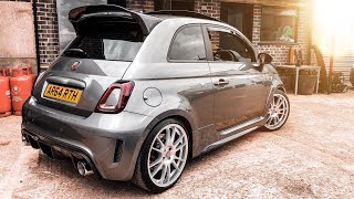 The Worlds FASTEST Abarth 695 Biposto MTA 300 BHP [upl. by Onirefes]