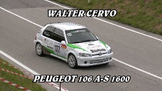 SALITA PEDAVENA  CROCE DAUNE 2024  WALTER CERVO  PEUGEOT 106 AS 1600  VIDEO BELLUNOVIDEO [upl. by Gabel]