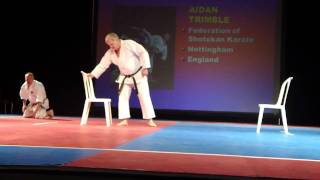 Aidan Trimble Full version Ozawa Cup Karate Tournament Demonstration Las Vegas [upl. by Adamina]