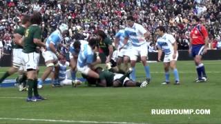 Argentina vs South Africa Highlights  Rugby Championship 2012  Mendoza [upl. by Piotr]