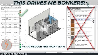 How to Create Finishes Schedules in Revit [upl. by Cassilda239]