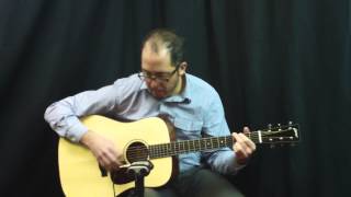 Acoustic Music Works Guitar Demo  Collings D1A Custom Dreadnought Adirondack Spanish Cedar [upl. by Tshombe]