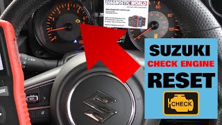 Suzuki Check Engine Light Reset  How to Diagnose amp Reset P0351 P352 P0353 P0354 [upl. by Annahtur]