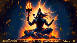 Rudrashtakam Namami Shamishan शिव रुद्राष्टकम नमामीशमीशान निर्वाणरूपं। shiv [upl. by Ellerey]