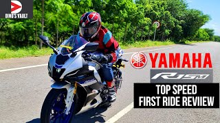 Yamaha R15M Top Speed First Ride Review Unscripted Honest Owner Impression R15 V4 [upl. by Cathee926]