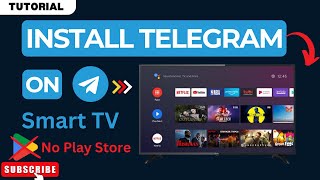 How to Install Telegram on Smart TV Without Play Store 2024 [upl. by Negroj]