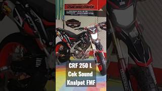 Supermoto CRF 250 L Knalpot FMFcrf crf250 supermoto knalpotracing knalpotfmf [upl. by Anzovin]