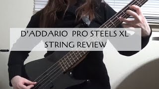 DAddario Pro Steels Strings Review [upl. by Hopper1]