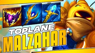 MALZAHAR BUT TOPLANE IS ACTUALLY LIT  S14 Malzahar MID Gameplay Guide [upl. by Kcirtapnhoj]