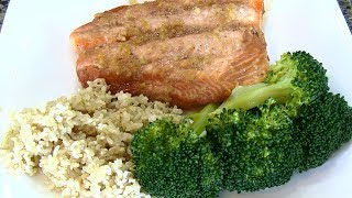 Maple Garlic Salmon Marinated Salmon Recipe [upl. by Omik]