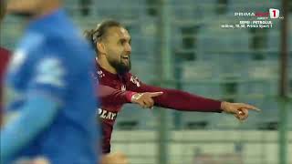 GOOOL Gloria Buzău  CFR Cluj 01 Postolachi reia în plasă mingea deviată neinspirat de Canadjija [upl. by Novehs]