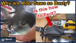 Miter Saw Dust Collection Deep Dive  Best Ways to Improve Your Saw  EP 82 [upl. by Butler]