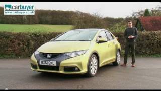 Honda Civic hatchback review  CarBuyer [upl. by Naquin]