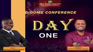 You Are Watching A Live Telecast Of Didome Conference Ministering Today Is Apostle Frank Asante [upl. by Nicolle]