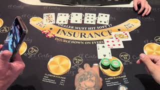 1000 Buyin Double Down Madness Blackjack Session [upl. by Scuram]