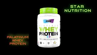 PLATINUM WHEY PROTEIN de STAR NUTRITION [upl. by Imat]