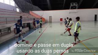 Treinando fundamentos do Futsal [upl. by Arakal]