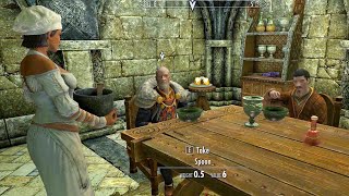 Emperors dinner Skyrim Anniversary Edition [upl. by Aissej]