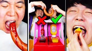 Kielbasa Sausage Challenge  TikTok Funny Video  HUBA Shorts [upl. by Ylim]