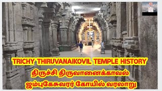 thiruvanaikaval jambukeshwara temple  thiruvanaikaval temple history intamil  Trichy temple vlogs [upl. by Mendel]