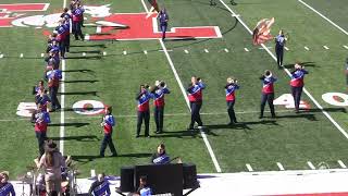 East Rowan High School Marching Band at East Lincoln High School 10122024 [upl. by Nosretep]