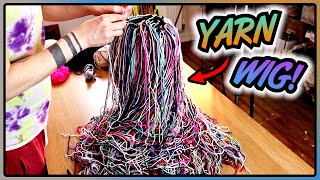 I Made A Wig Out Of YarnWool [upl. by Gurango]