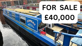 For Sale 40ft Springer Narrowboat [upl. by Furlong]