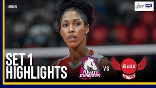 AKARI vs PETRO GAZZ  SET 1 GAME HIGHLIGHTS  2024 PVL REINFORCED CONFERENCE  July 27 2024 [upl. by Rosenkranz]