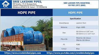 HDPE PIPE OD 25mm and OD 50mm [upl. by Terchie]