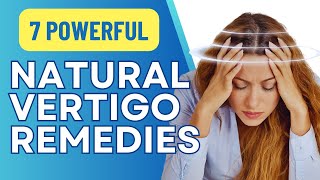 Best Vertigo Exercises amp Natural Treatments for Benign Paroxysmal Positional Vertigo [upl. by Petty]