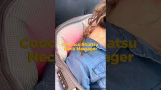 CooCoCo Shiatsu Neck and Back Massager funtions [upl. by Nager899]