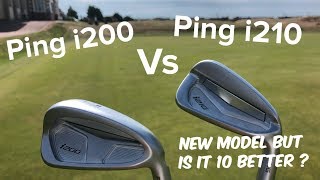 I Put the New PING i210 up against the Ping i200  BUT is it 10 better [upl. by Llydnek950]