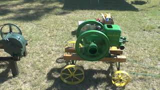 KINGAROY VINTAGE MACHINERY SHOW STATIONARY ENGINES 2021 [upl. by Ahtabbat]