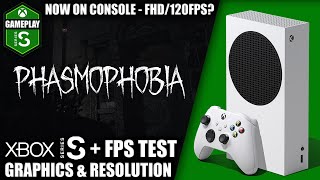 Phasmophobia  Xbox Series S Gameplay  FPS Test [upl. by Dnaleel]