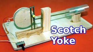 Scotch Yoke Mechanism Model [upl. by Sama]