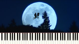 Flying Theme from ET the ExtraTerrestrial  Piano Tutorial [upl. by Nikolai]