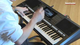 Yamaha PSRS770 Arranger Keyboard Workstation Demo by Sweetwater [upl. by Antonin]