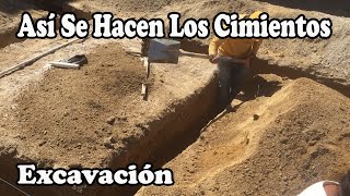 Como Hacer Los Cimientos De Una Casa Parte 1 [upl. by Mosira]