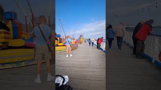 Llandudno pier in North Walesllandudnowalesuktravelwalestravelbeechshortsvideo [upl. by Nylkoorb]