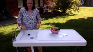 Outdoor sink table review from BrylaneHome [upl. by Henryetta581]