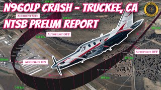 NTSB Preliminary Report N960LP Truckee CA [upl. by Nerro]