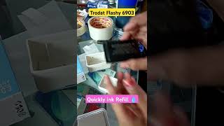 how to Refill trodat flashy 6903 trodat inkrefill viral shorts [upl. by Kaslik654]