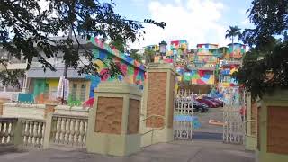 El Parterre Aguadilla and Colorful Houses [upl. by Bennir]