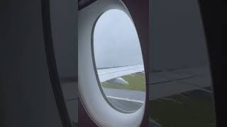 Qatar airways airbus A350900 takeoff Manchester airport [upl. by Robaina]